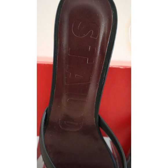 Staud 404-1251 Women's Sz 37 / US 7 Black/Clear Simone Clear Mule Sandals $350 - Picture 12 of 16
